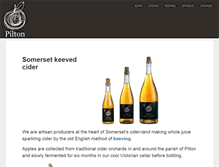 Tablet Screenshot of piltoncider.com